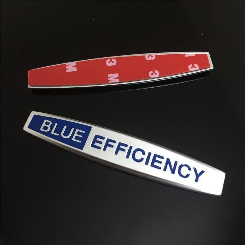 1 ชิ้นสีฟ้าประสิทธิภาพโลโก้โลหะรถสติกเกอร์ด้านข้างสําหรับ Mercedes Benz ABC Class w204 w203 w211 w21