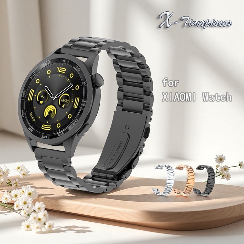 สําหรับ Xiaomi Watch S1 S2 S3 S4 S5 Xiaomi นาฬิกาสี 2, ธุรกิจกันน้ําโลหะเปลี่ยนสายคล้องสแตนเลส