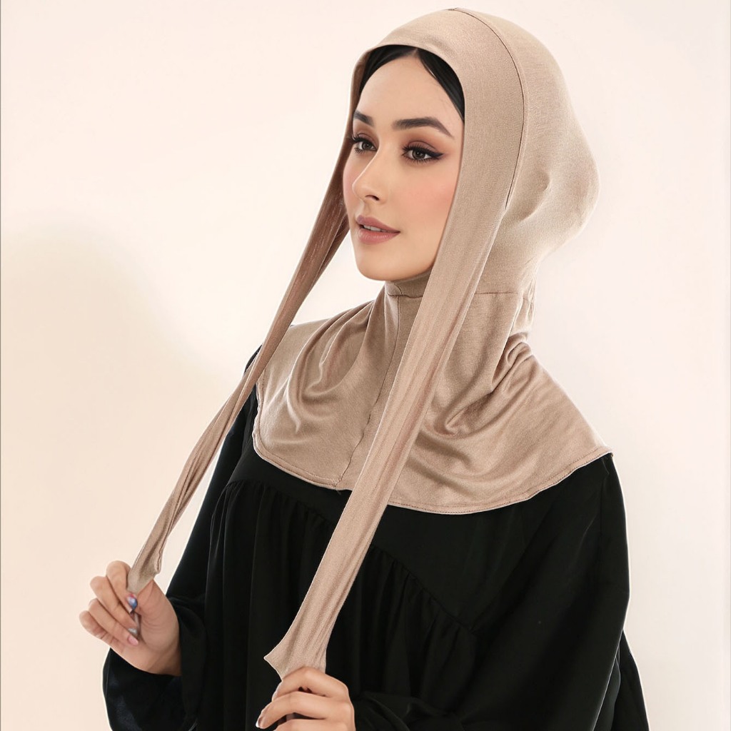 LMLAVEN Balaclava ภายใน Hijab Jersey ผ้าฝ้าย Hijab Undercap ผู้หญิง Modal มุสลิม Instant Hijab Heads
