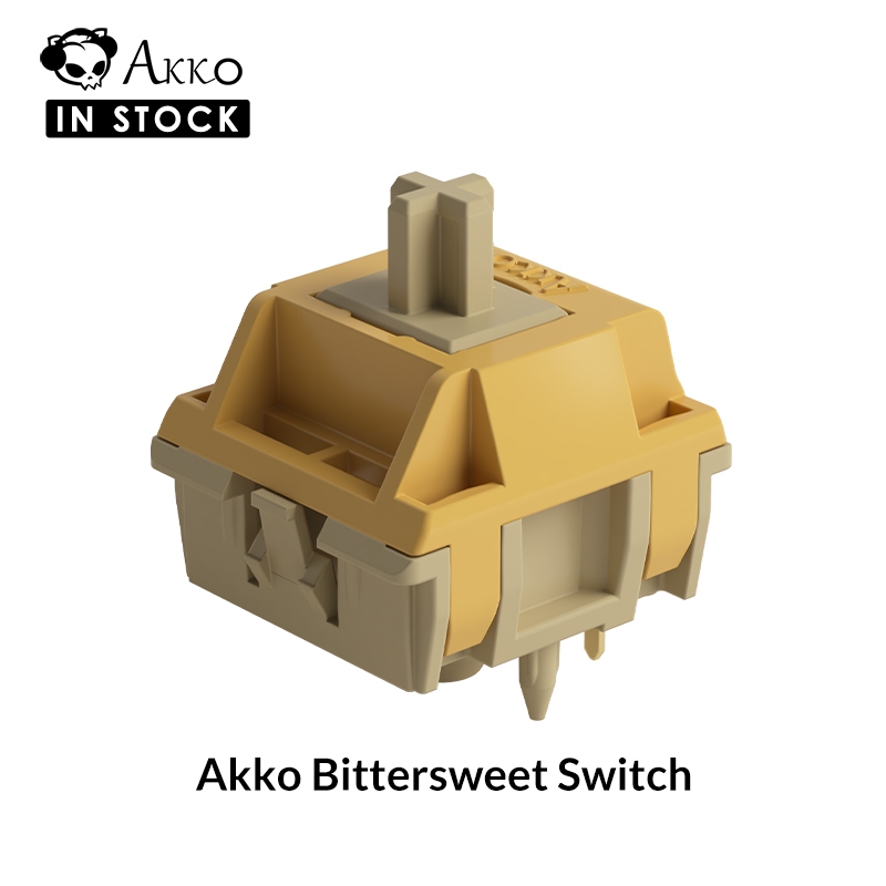 สวิตช์ Akko Bittersweet พร้อม 5 พินและความหย่อนสัมผัสลึกสําหรับคีย์บอร์ดเชิงกล Mx