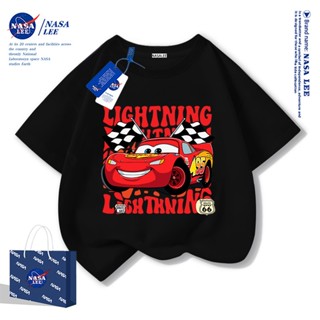 [จัดส่ง 48 ชั่วโมง] ผ้าฝ้ายแท้หลวม นาซ่า อเมริกันเสื้อยืดฤดู…