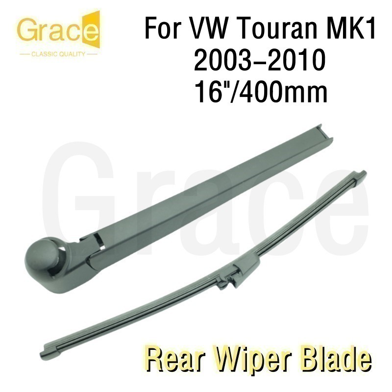 ใบปัดน้ําฝนด้านหลังสําหรับ Volkswagen VW Touran Mk1 1T1 1T2 16 "/400 มม.กระจกรถยนต์ยาง 2003 - 2010