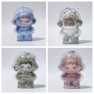 [COD/12H] SKULLPANDA V2 Series Cover Skullpanda Winter Symphony เคสใสป้องกัน SP Plush Cute Dolls Transparent Dustproof HD Shell Cover