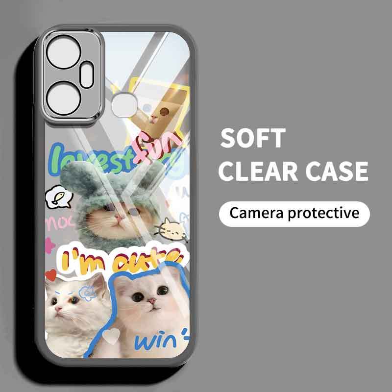 YBDปลอกสําหรับInfinixสมาร์ท6 Plus Tecno Spark 8C Spark Go 2022 Spark 9 2019 KG5 KG5j KG5k KG5h KG5p 