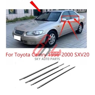 Chrome Weatherstrip หน้าต่างซีลสําหรับ Toyota Camry 1996-200…