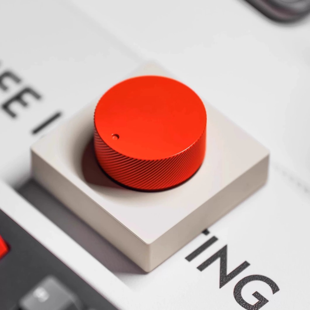 -LW- ANTICATER Custom Volume Knob, ตัวเรือนอลูมิเนียมอัลลอยด์ CNC, ปุ่มกดบลูทูธแบบกําหนดเอง, การจับคู่สุนทรียศาสตร์บนเดสก์ท็อป