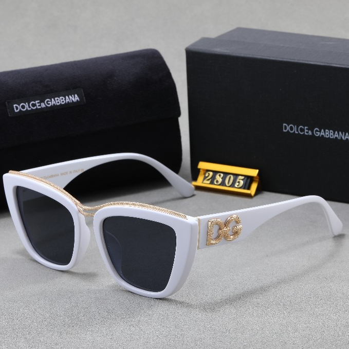 2026 สไตล์ใหม่ DG Dujiabanna แว่นตากันแดดยุโรปอเมริกันอินเทรนด์ตัวอักษร Influencer ม่านบังแดด Casual