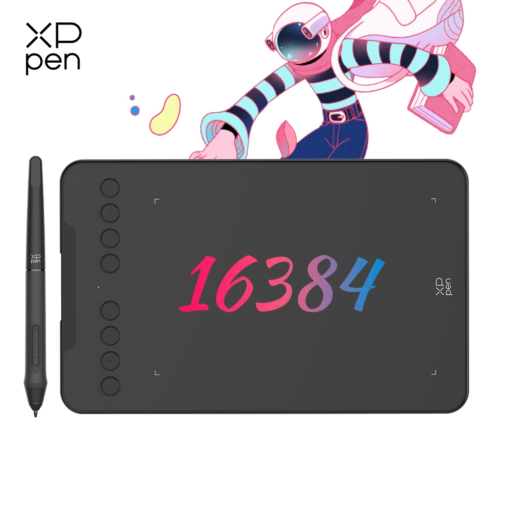 XPPen Deco mini7 V2 แท็บเล็ตการวาดภาพกราฟิกปากกาแท็บเล็ต 16K ปากกาความดันสําหรับการวาดภาพ