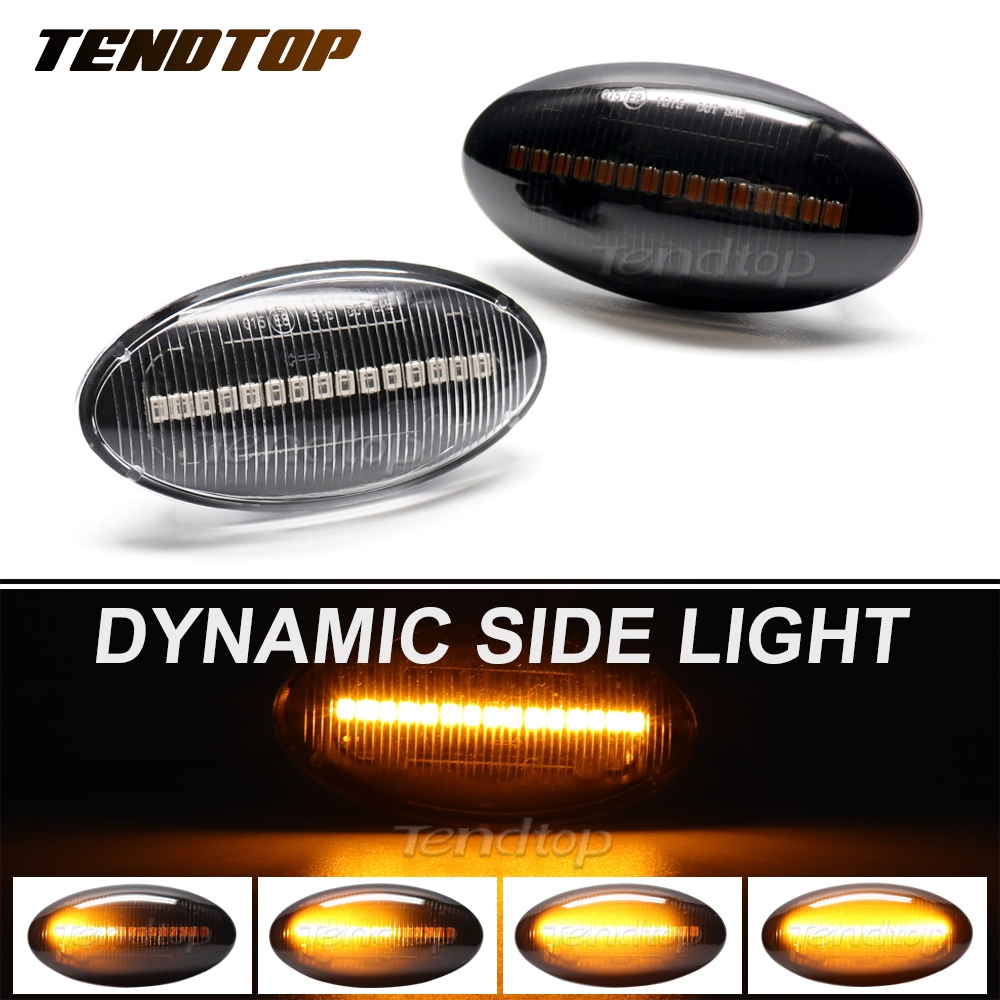 2 ชิ้น ไฟเลี้ยวไดนามิก LED สําหรับ Suzuki Swift Jimmy Vitara SX4 Alto Apv Arena Alto Grand Ignis