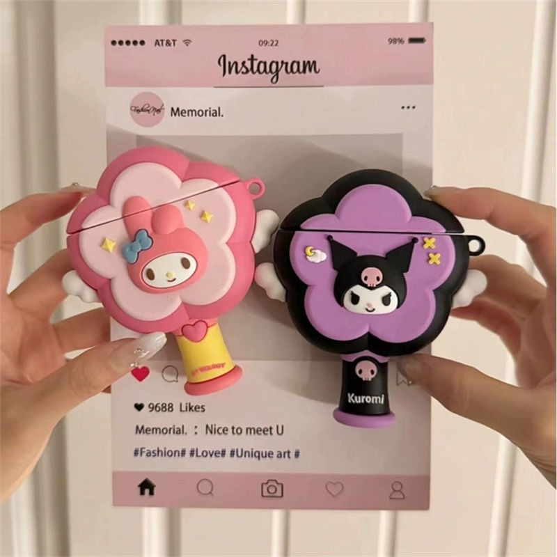 การ์ตูน Kuromi Magic Wand สําหรับ AirPods 4th Generation