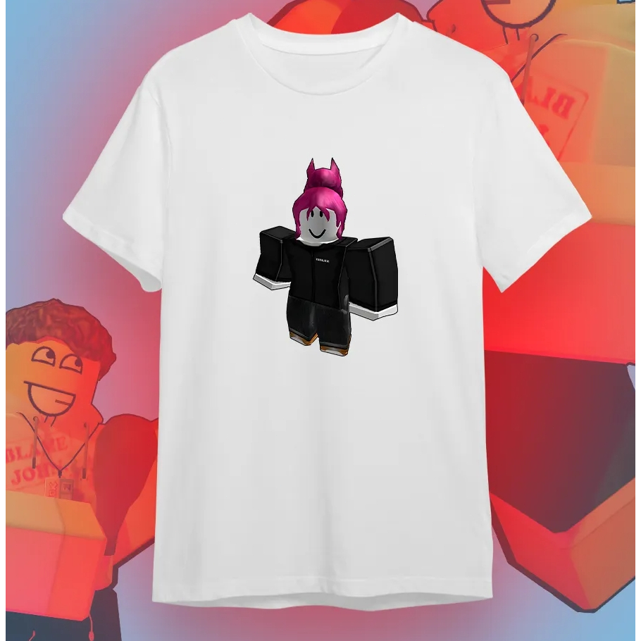 Jane Doe Roblox forsaken เสื้อยืดสําหรับเกมเมอร์ Robloxia ถึง Dawn สบาย Breathable คอลูกเรือเสื้อยืด