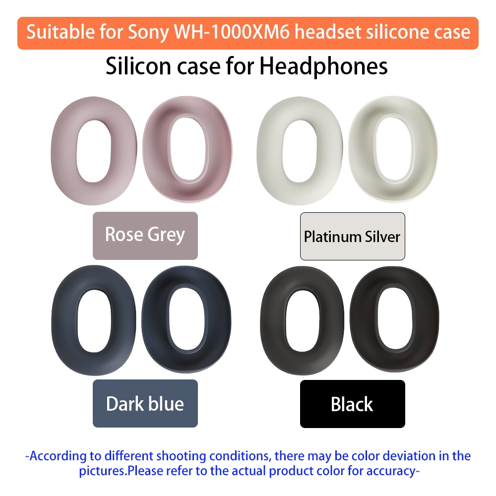 สําหรับเคสป้องกันหูฟังแบบติดศีรษะ Sony WH-1000XM6 | ฝาครอบซิลิโคนอ่อนนุ่มระดับพรีเมียม สวมใส่ง่าย ราคา ถูกที่สุด ดีลบีเคเค แกลเลอรีภาพที่ 2