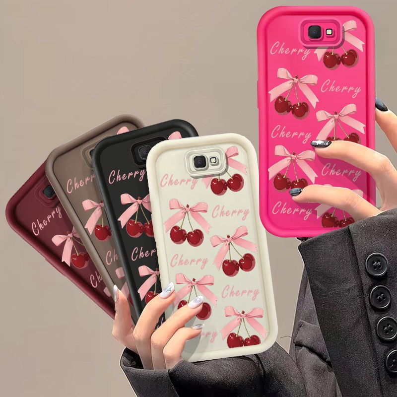 Cherry Butterfly bow สําหรับ OPPO C31 F7 A83 V23 Reno 2F 2Z 5 8 8T 10 PRO 11F C21 C17 A79 C55 F9 Rea