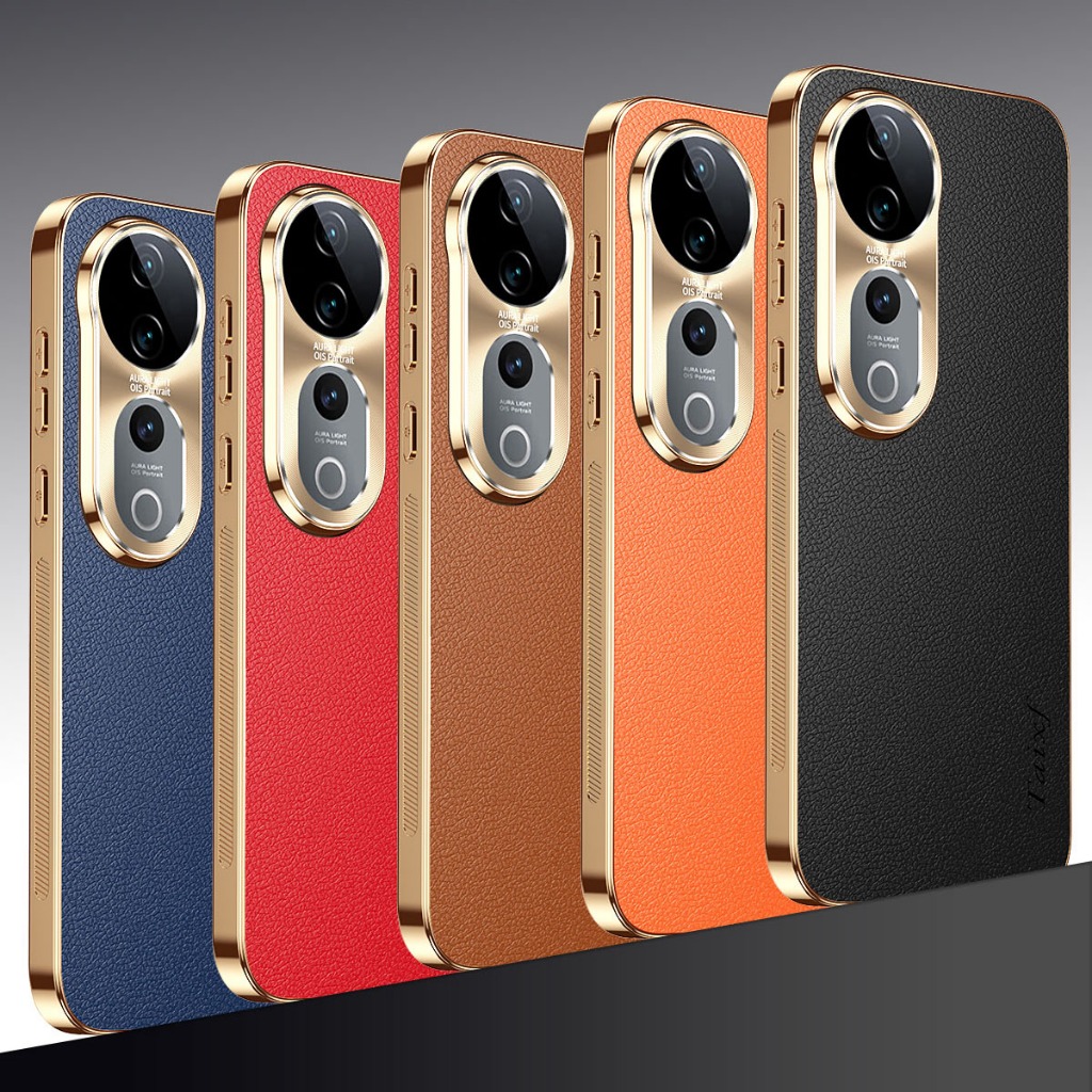 กรณีสําหรับ VIVO V27 V29 V30 V40 Pro X100 X200 X200S เคสโทรศัพท์ Electroplated ลิ้นจี่รูปแบบ Ultra-t