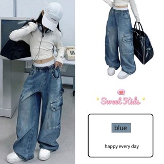 SweetKids พร้อมส่งจากกทม🌸กางเกงเด็ก🍓กางเกงยีนส์สำหรับสาว กาง…