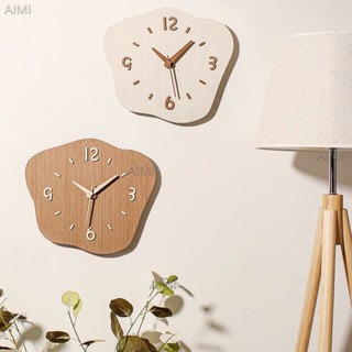 seiko นาฬิกาตกแต่งบ้านเรียบง่ายนาฬิกาแขวนดิจิตอลไม้เนื้อแข็ง…