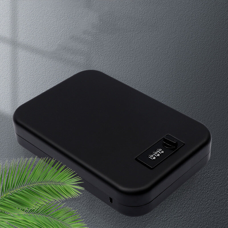 Portable Car Safe Box Large Capacity Prevent Theft Jewelry Cash Lock Box with Password