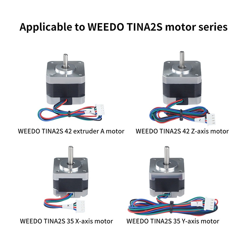 Stepping Motor Extruder/Y-axis/X-axis/Z-axis Motor Series อุปกรณ์เสริมสําหรับ WEEKO TINA2S 3D เครื่อ