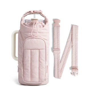 BAGSMART ขวดน้ํากระเป๋าสะพายกระเป๋าสะพายข้างกันน้ําขยายได้กระเป๋าหน้าอกน้ําหนักเบาพร้อมสําหรับเดินทาง