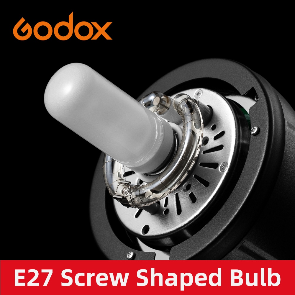 Godox 150W E27 Pro Studio Strobe แฟลชการสร้างแบบจําลองโคมไฟหลอดไฟ DE300 DE400 SK300 SK400 DP600 QT60