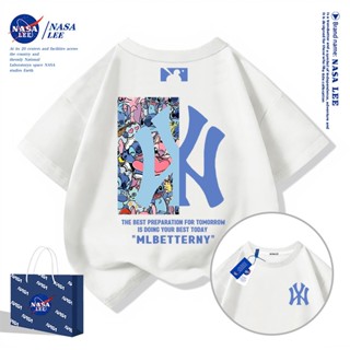 [พร้อมส่ง]เสื้อแขนสั้นเด็ก NASA สติทช์ ผ้าฝ้าย 100% ลายน่ารั…