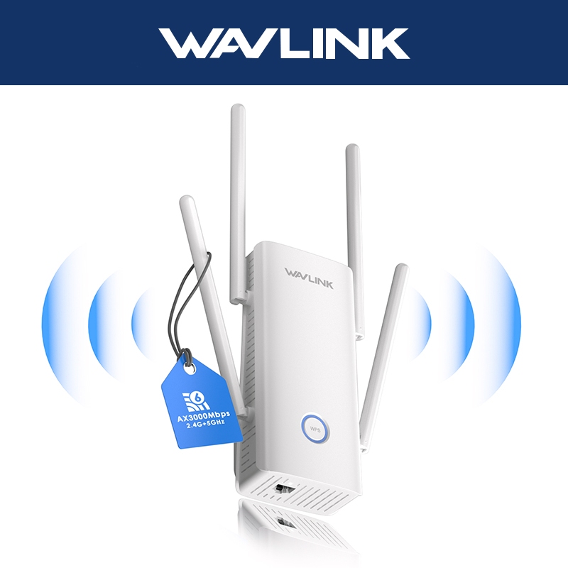 WAVLINK AX3000 Wi-Fi 6 Repeater เครื่องขยายสัญญาณ WiFi ในร่มรองรับ Beamforming, BSS Coloring, OFDMA