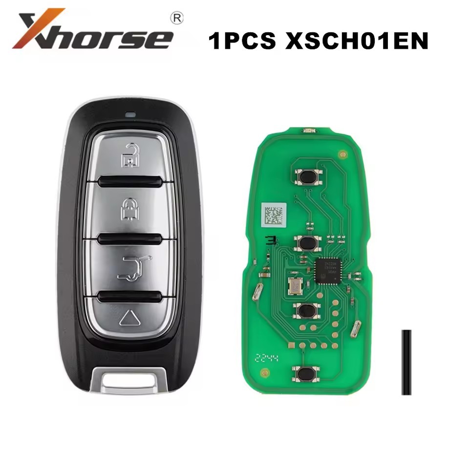 1 ชิ้น/ล็อต Xhorse XSCH01EN XM38 Universal Smart key สําหรับ Chrysler ประเภท 4 ปุ่มใหม่เพิ่ม 8A 4D R
