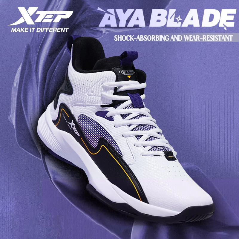 【xtep】AYA BLADE | รองเท้าบาสเก็ตบอล ทรงสูง ทนต่อการเสียดสี สําหรับผู้ชาย