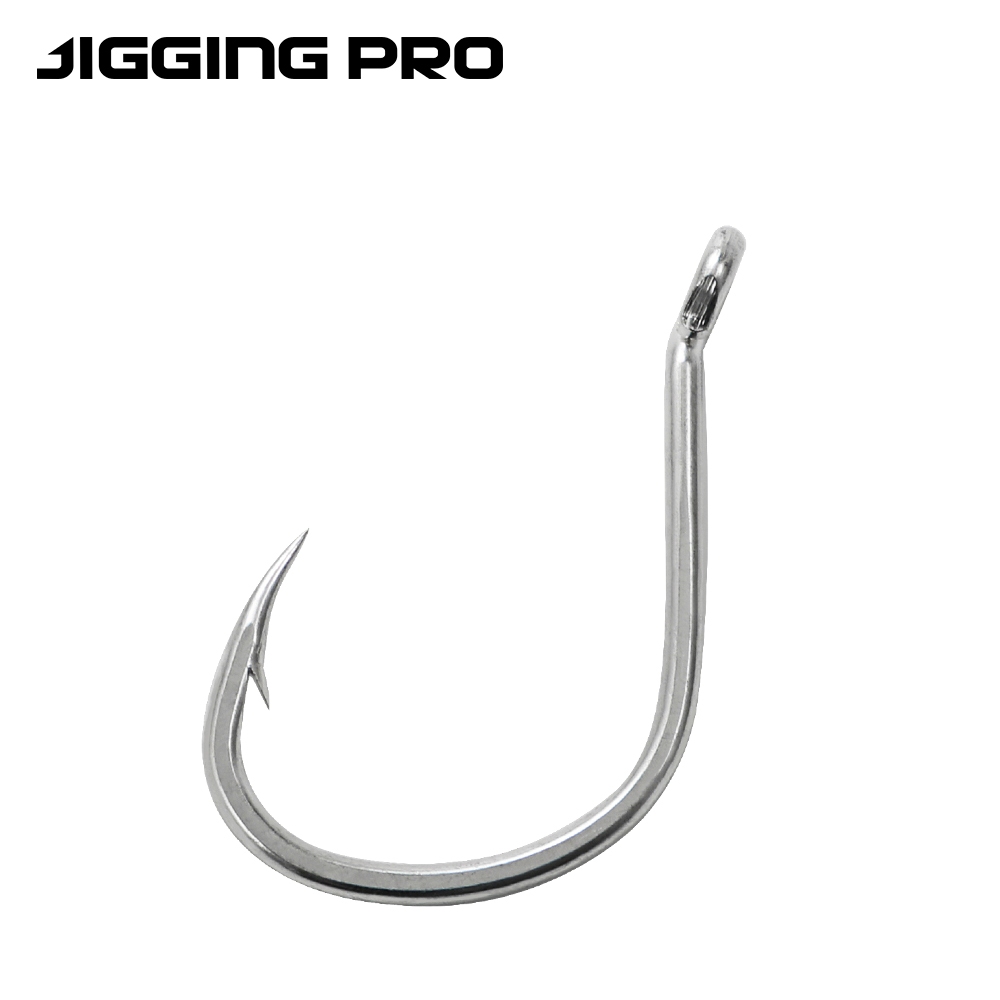 JIGGING PRO Pike Sea Eye Fishing Hook 20-30 ชิ้นคาร์บอนสูง Assist Jig Hook ทนต่อการกัดกร่อนช้า Pitch Jigging Hooks
