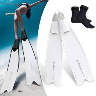 Uunisports Freediving ตีนกบพร้อมถุงเท้าฟรี Footpockets Spear…
