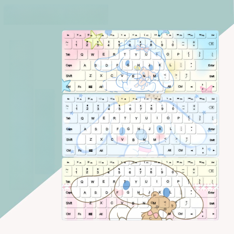 SANRIO น่ารักการ์ตูนSanrio Cinnamorollแป้นพิมพ์สําหรับMacbook M4 M3 M2 Pro14 16 A2681 A3113 A3240 A3