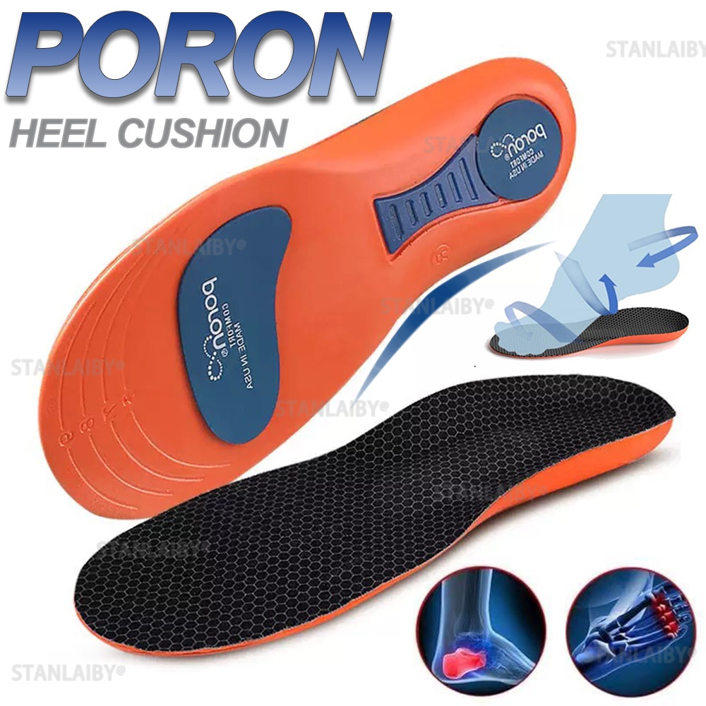 พื้นรองเท้า Plantar Fasciitis สําหรับผู้หญิงผู้ชาย- ให้การดูดซับแรงกระแทกและกันกระแทก - พื้นรองเท้าที่สะดวกสบายสําหรับเท้าแบน ปวดเท้า ปวดส้นเท้า