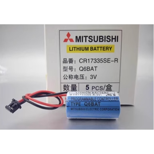 แบตเตอรี่ลิเธียม MITSUBISHI CR17335SE-R Q6BAT 3V GT15-BAT PLC ของแท้