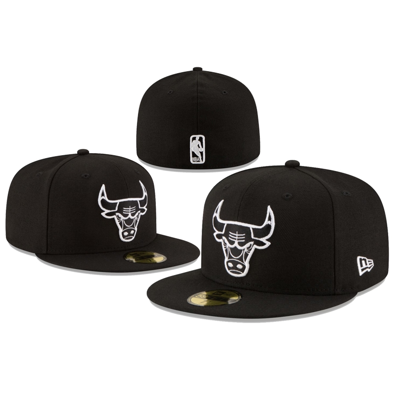 หมวก NBA Chicago Bulls 59FIFTY สไตล์ Full Snapback สำหรับผู้ชายและผู้หญิง