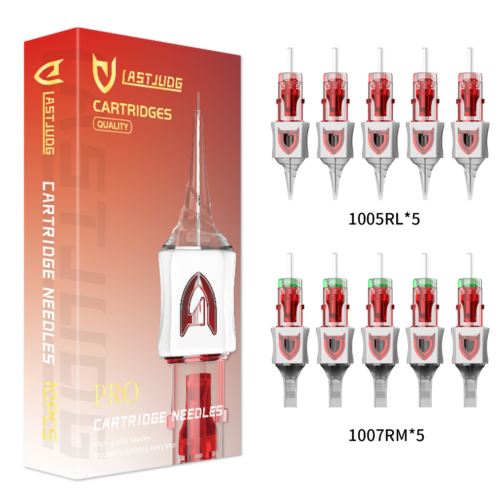 POSEIDON 10 ชิ้น/กล่อง Mix ตลับเข็มสัก, #10 มาตรฐานสารพันทิ้งหลอดเข็มสัก0.3มิลลิเมตรชุดสําหรับเครื่องสักปากกาสัก