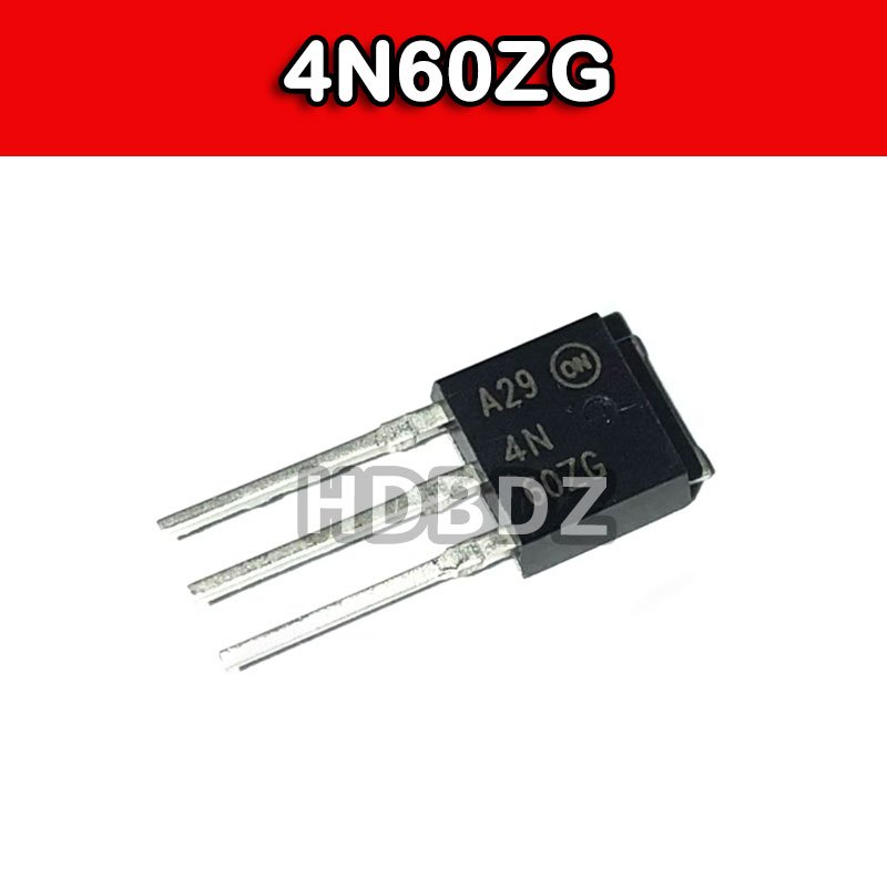 5PCS 4N60ZG TO-251 NDD04N60Z-1G MOS 600V 4.1A IC