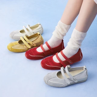 【Flashlight】BASTO Women's Platform Mary Jane Sneakers รองเท้าแมรี่เจน รองเท้าส้นตึก รองเท้าผ้าใบ A9003 D3222