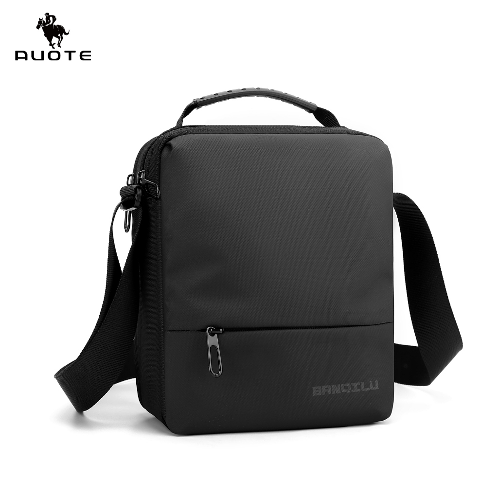 AUOTE กระเป๋าสายไหล่กระเป๋าผู้ชายกระเป๋า crossbody