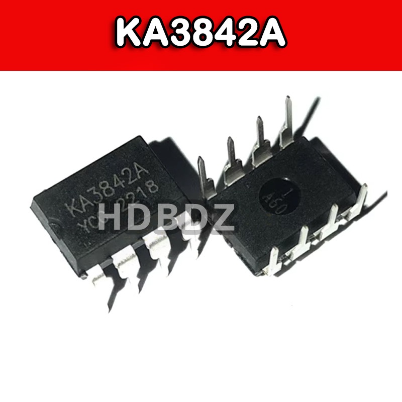 10PCS KA3842A DIP8 ชิปการจัดการพลังงาน IC