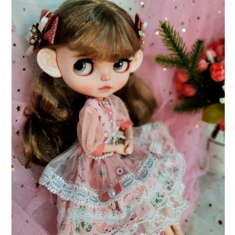 Blythe Baby Clothes bjd/SD Doll Skirt ชุดสามชิ้น