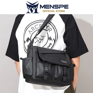 MENSPE กระเป๋าสะพายไหล่ ดีไซน์กระเป๋าหลายใบ ความจุขนาดใหญ่ กันน้ํา Casual Sport Street Bag