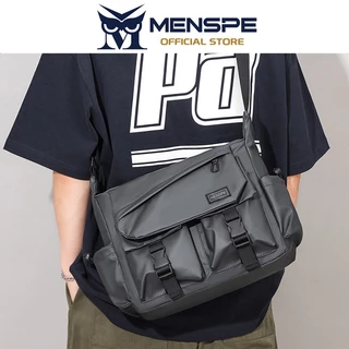 MENSPE กระเป๋าสะพายไหล่ ดีไซน์กระเป๋าหลายใบ ความจุขนาดใหญ่ กันน้ํา Casual Sport Street Bag