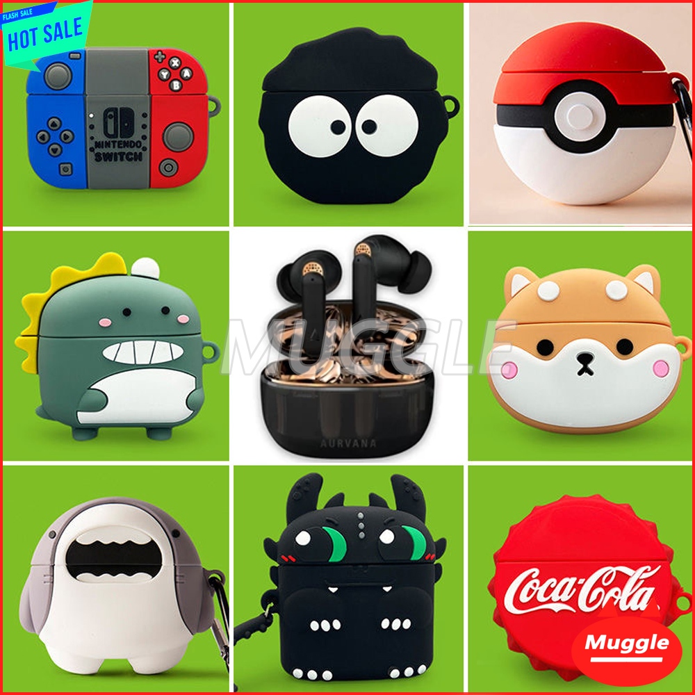 เคส Creative Aurvana Ace 2 การ์ตูนหูฟังฝาครอบป้องกันเคส Creative Aurvana Ace 2 ฝาครอบ เคสป้องกันหูฟั