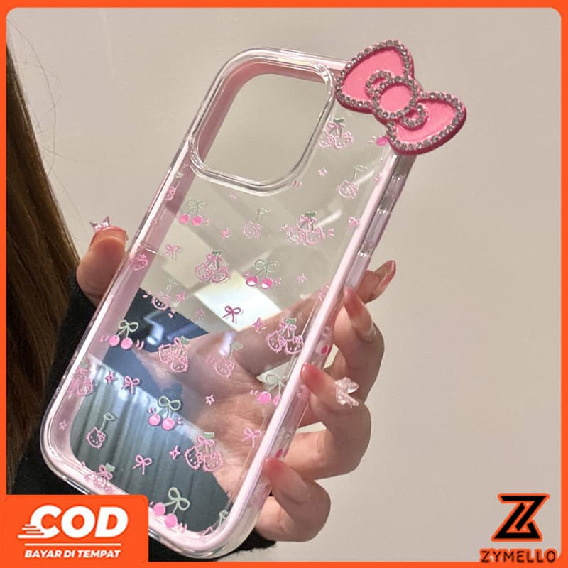 สําหรับ Samsung A55 A56 A07 A17 A06 A05S S24FE การ์ตูนโปร่งใสโบว์อุปกรณ์เสริมกันกระแทก TPU โทรศัพท์มือถือกรณี - รูปที่ 3