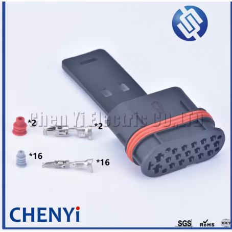 ปลั๊กสายไฟกันน้ํา 18 พิน ขั้วต่ออัตโนมัติ 9002862E DJ7181-1.5-3.5-21รถ ขั้วต่อไฟฟ้า พร้อมเทอร์มินัล
