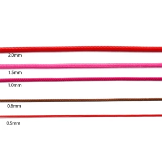 เชือกเทียนเกาหลี 0.5-1มม. 10เมตร สำหรับถักสร้อยข้อมือ DIYเครื่องประดับ