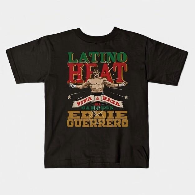 2025 Mens Black Eddie Guerrero Mi Campeon T-Shirt