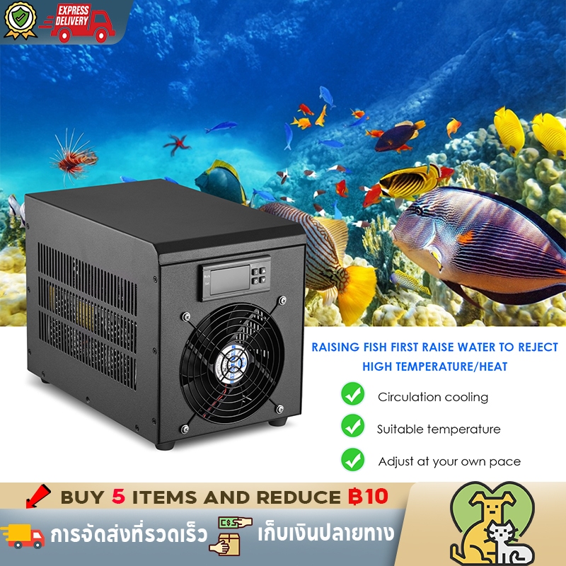 Local 60L Semiconductor Aquarium Chiller Quiet Cooling (20dB) • บันทึกกุ้ง/ปะการัง • 220V พร้อมสําหรับ SEA!
