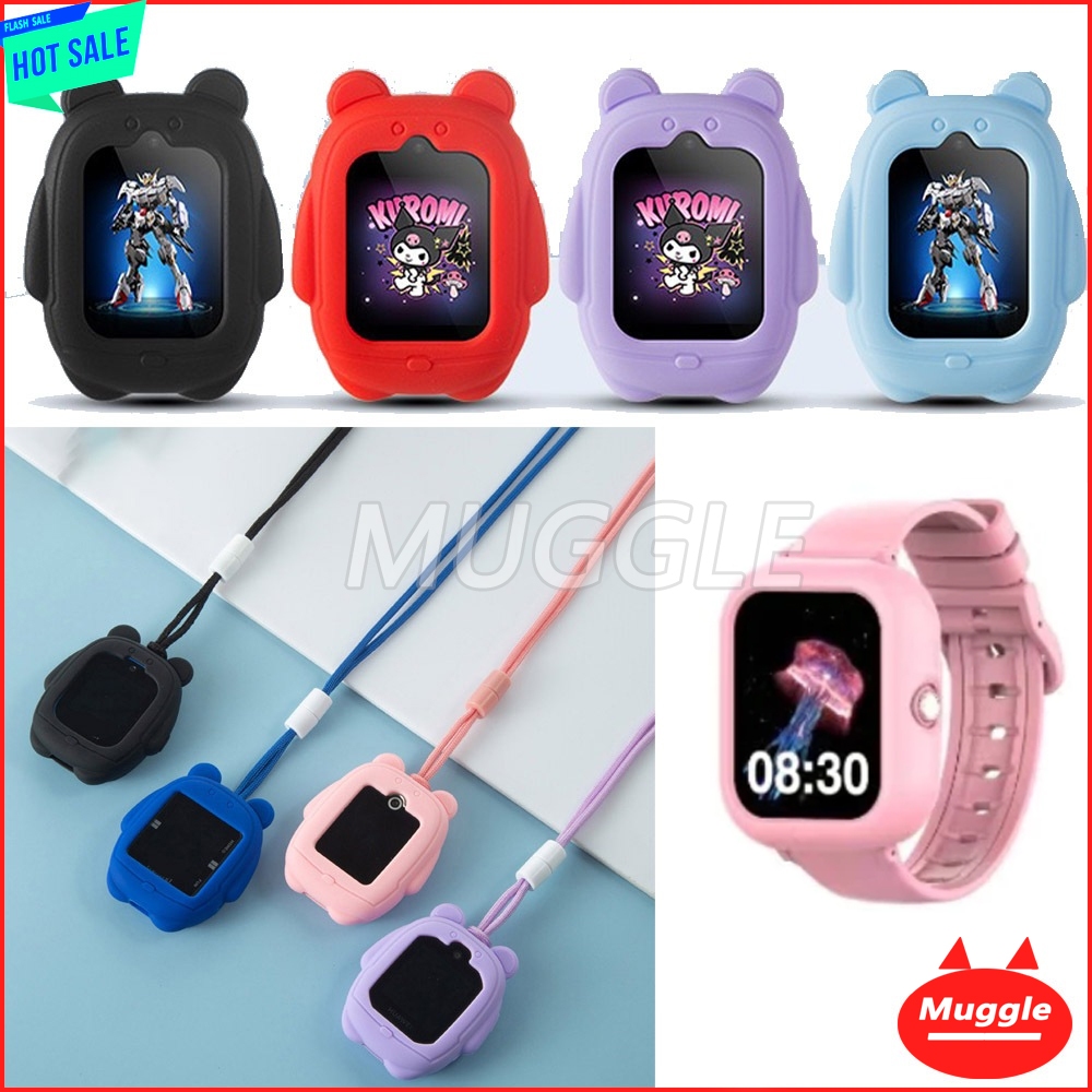 เคสซิลิโคนนิ่ม เคส WONLEX T31,T66 T55PROMAX T25 เคส LAGENIO K2K3 MOTTO A5 การ์ตูนนาฬิกาเด็กฝาครอบป้องกันห้อยนาฬิกา เคส WONLEX T31 LAGENIO K9