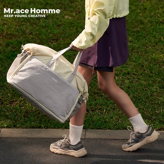 Mr.ace Homme 3319 กระเป๋าเดินทางน้ําหนักเบาแบบพับได้กระเป๋า Duffle ความจุขนาดใหญ่กระเป๋าเดินทางแบบสั้น
